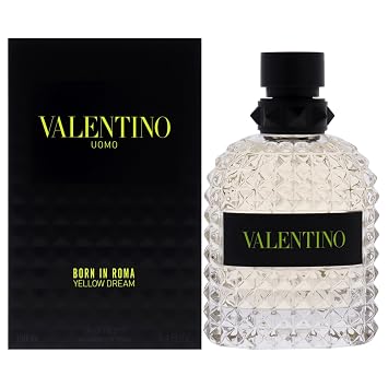 Valentino Uomo Born In Roma Yellow Dream for Men - 3.4 fl oz EDT Spray