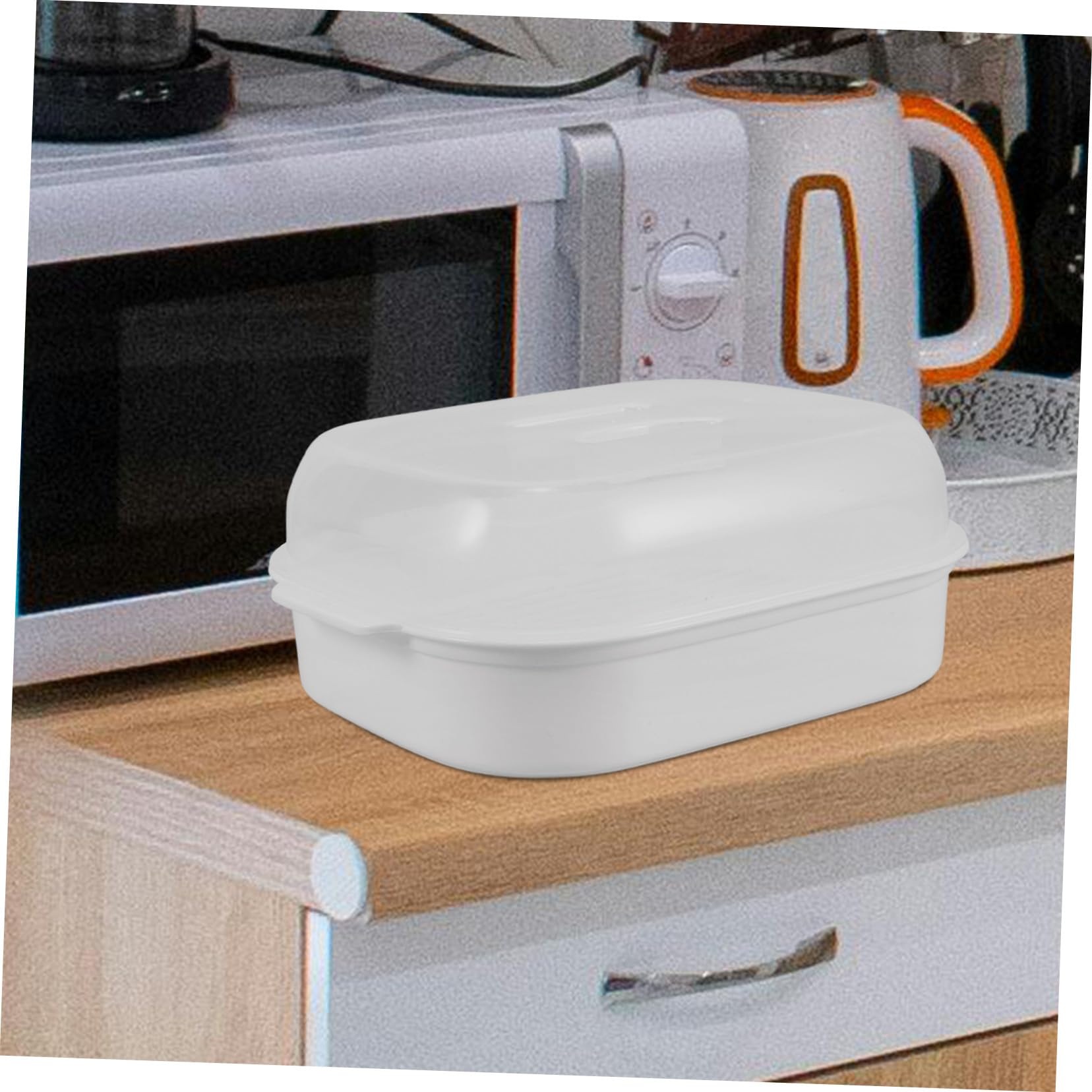 Mikrowellen-dampfgarer Für Gemüse Und Fisch Dampftopf Mit Deckel Und Tablett Transparent Zum Kochen Mikrowelle Geeignet Für Familienessen Und Gesunde Mahlzeiten