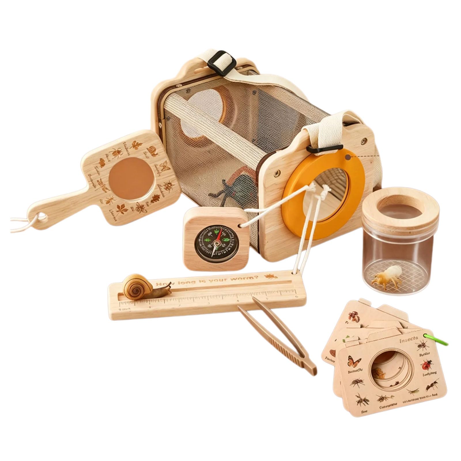 Pack d'exploration de la nature pour enfants avec filet à papillons - 5