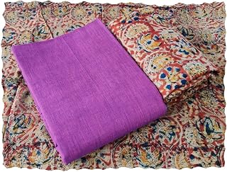 FABLIC Women's South Kalamkari Pure Cotton Unstitched Salwar Suit Dress Material with Kalamkari Cotton Bottom & Dupatta (F... Price In India