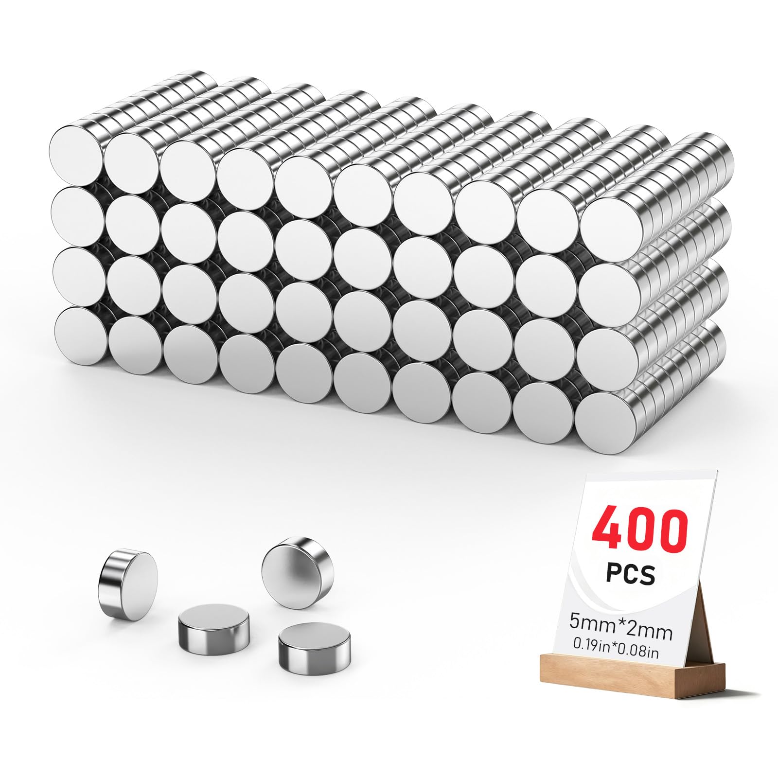 5×3mm Small Magnets for Crafts, Rare Earth Magnets for Fridge - 400Pcs — Amazon image 8
