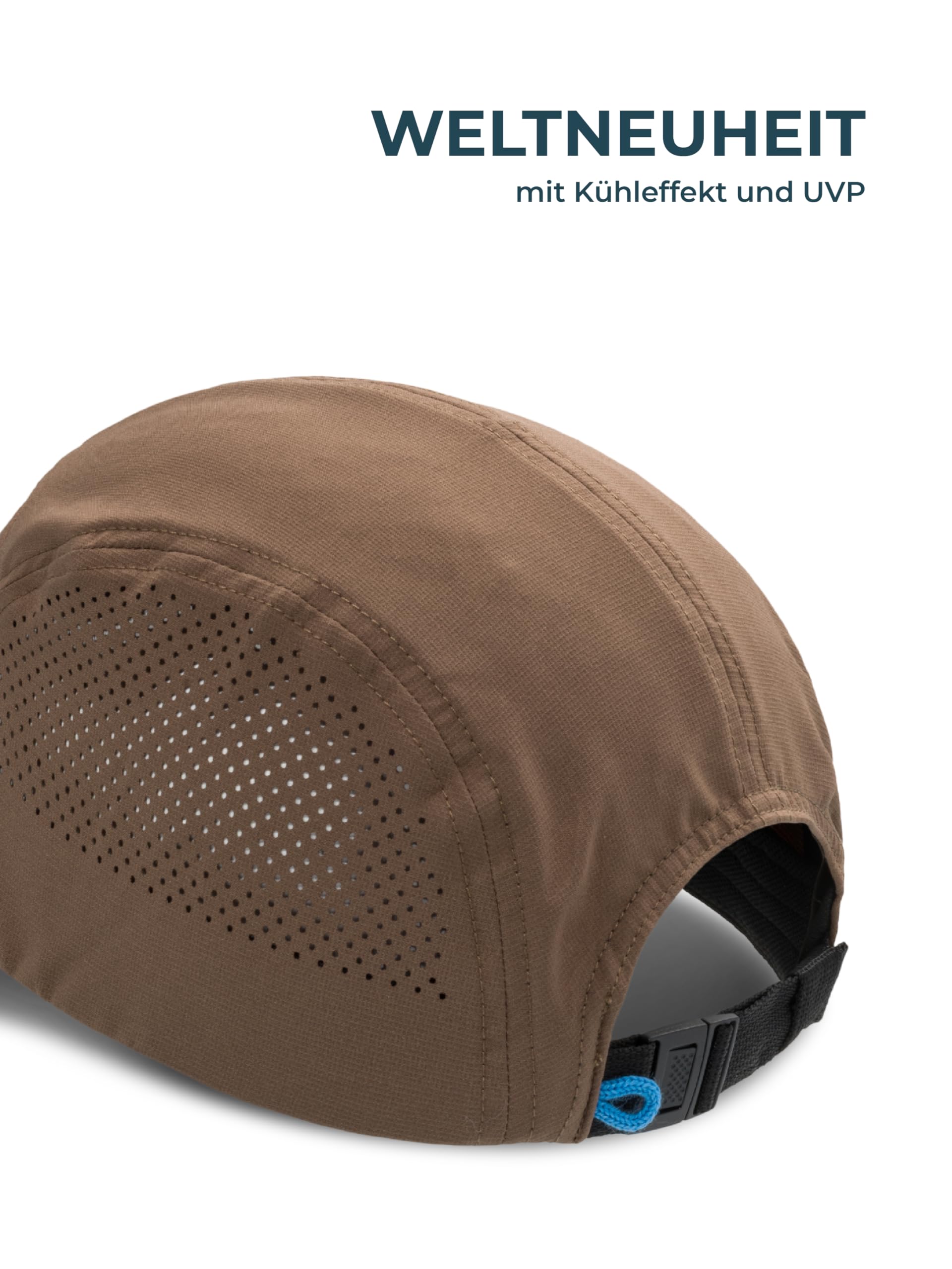 Eisbär Cap Herren und Damen Strato - Kappe kühlend atmungsaktiv Basecap feuchtigkeitsabführend schnelltrocknend - Laufkappe zum Laufen Radfahren für Sport und Outdoor im Sommer