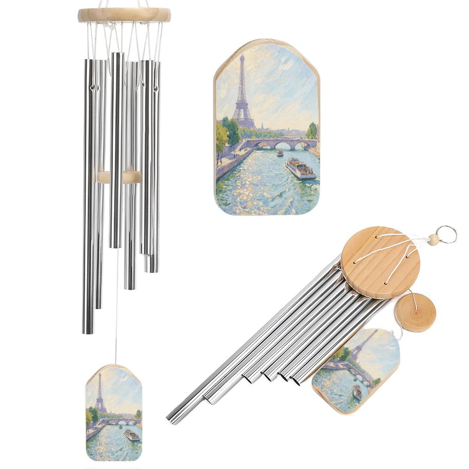 Carillon éolien de Paris en cadeau de sympathie et souvenir unique pour extérieur