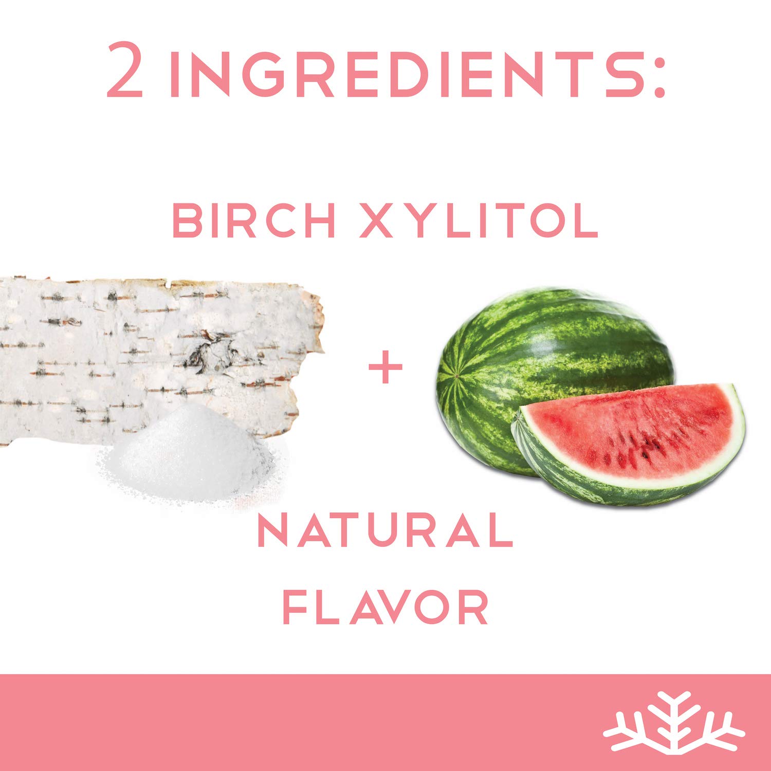 SNØ Watermelon & Strawberry Xylitol Candy Chips - SNØ (1LB Bag x 2) - Sugar-Free Candy With Only 2 Ingredients | Pure Birch Xylitol | Low Carbs, Diabetic-Friendly, Non-GMO, Vegan, GF & Kosher image 4