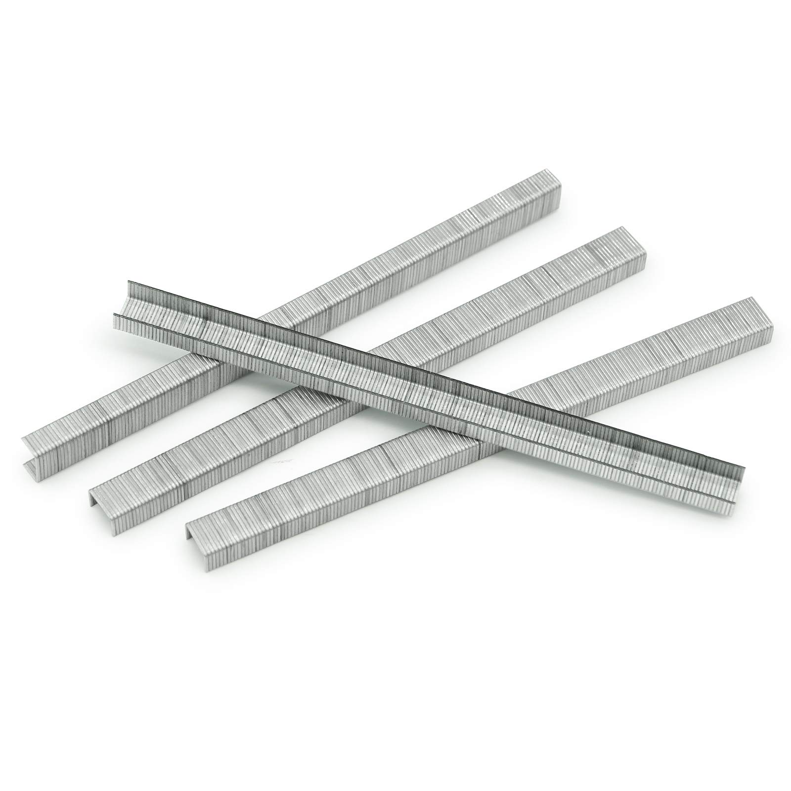 20 cajas – 22GA 71 Series grapas galvanizadas para tapicería de 3/8 pulgadas, corona de 1/4 pulgadas de longitud de la pierna grapas de alambre fino para grapadora neumática de tapicería, pistola de