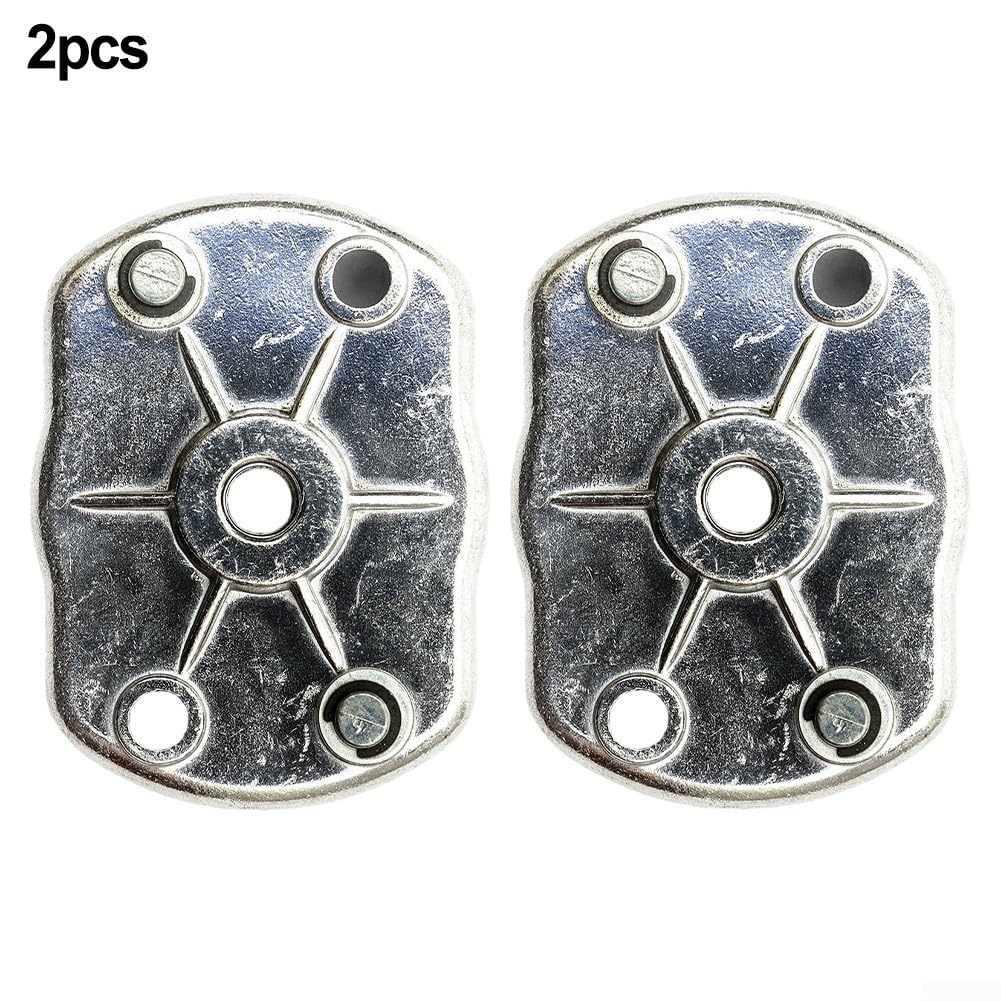 Trinquete de metal plateado con clips de retorno dobles para motores de maquinaria de jardín