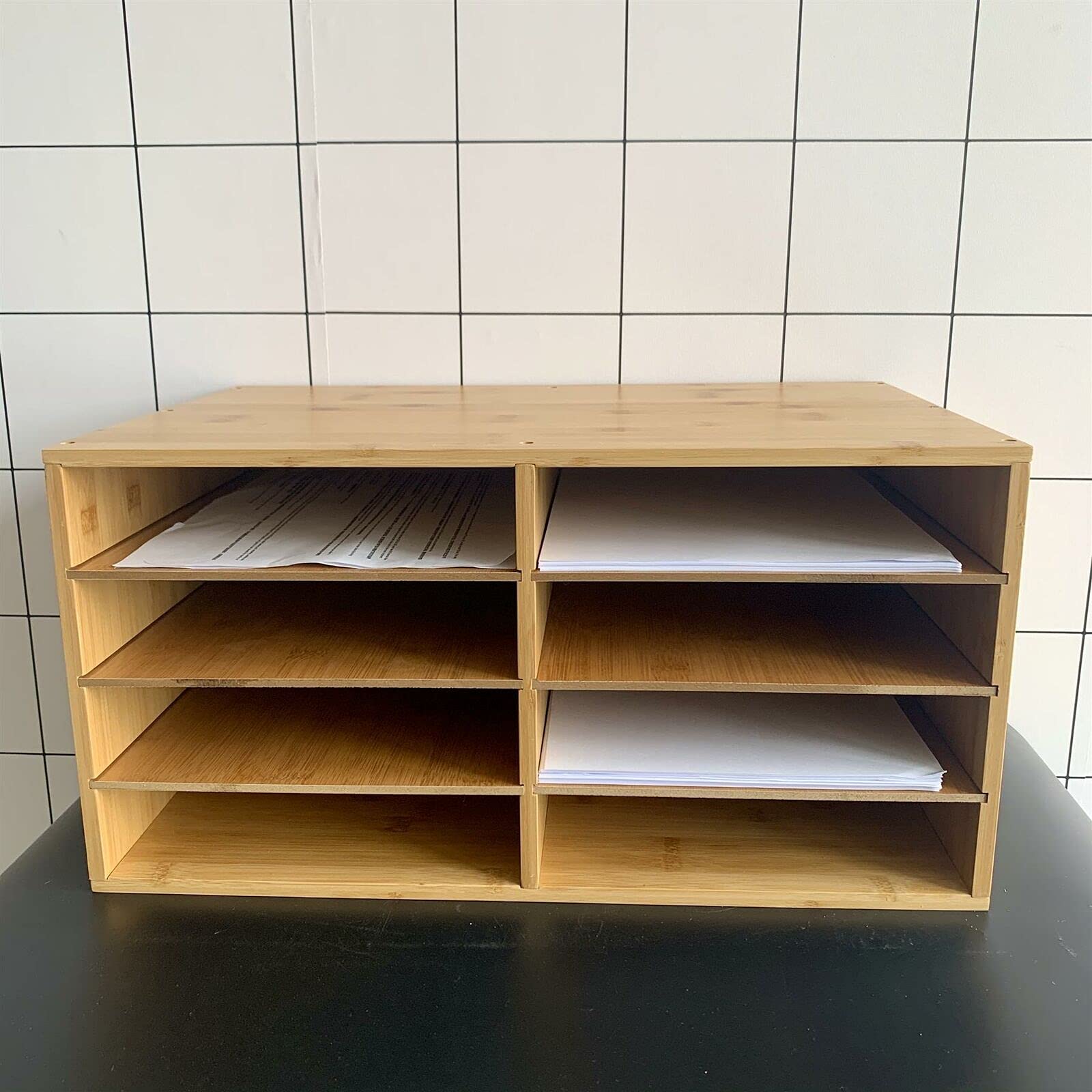 Buy Unibos Large Desktop File Sorter Folder Organizer Letter Mail Tray