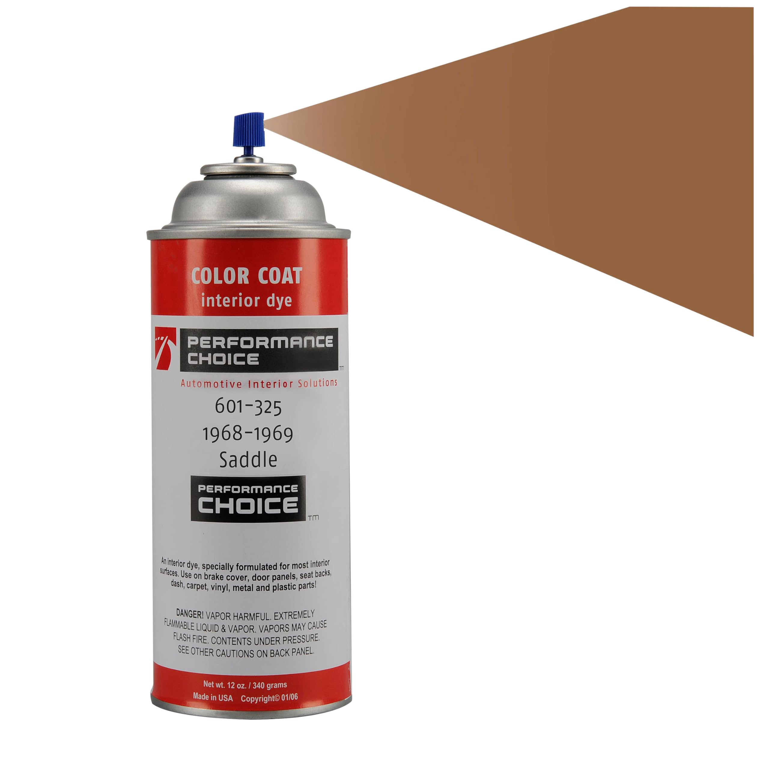 Saddle Interior Color Coat 12oz Aerosol | Corvette C3 1968–1969