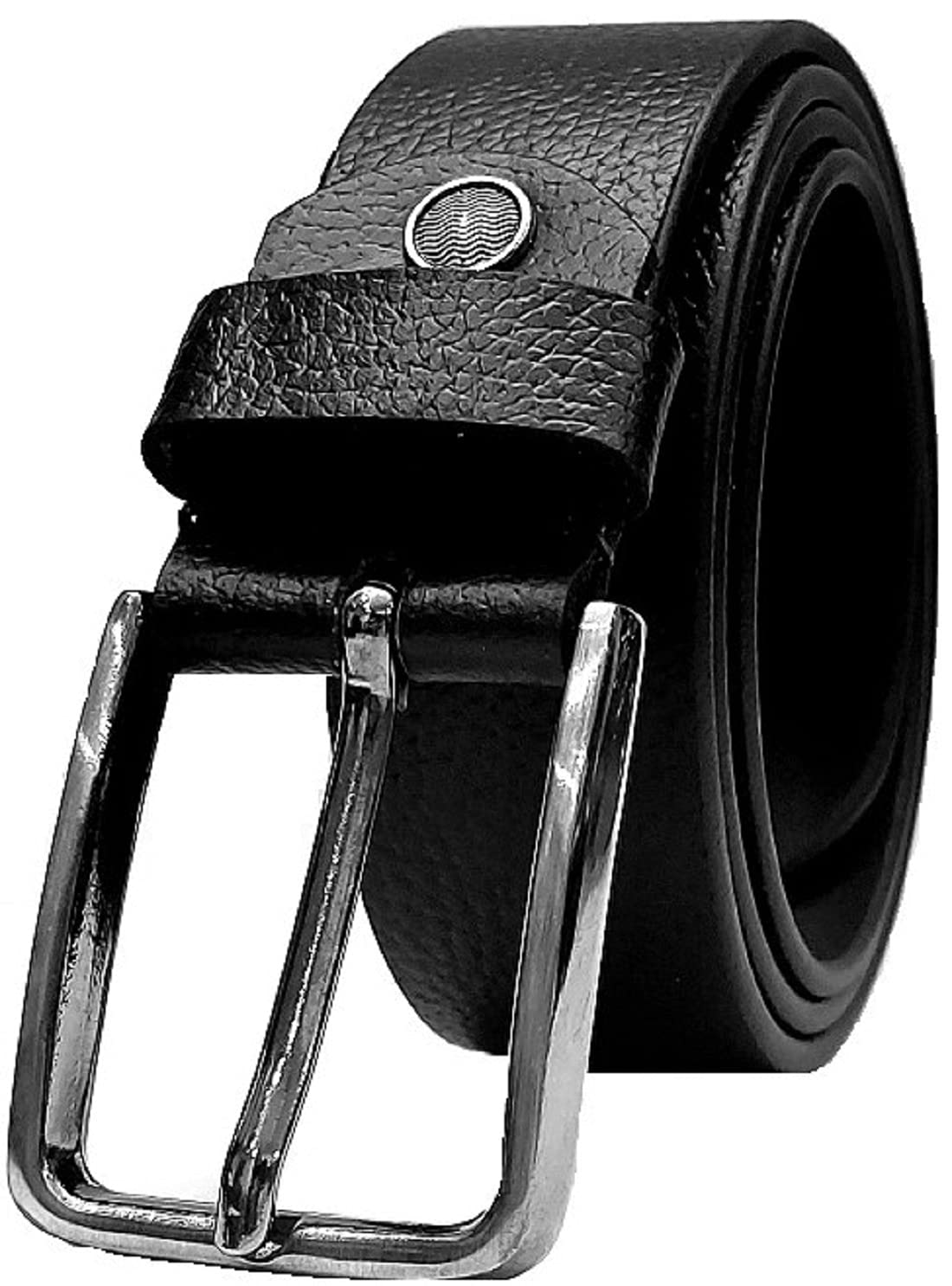 kaezri Genuine Leather Black Belt for Men-picture-27