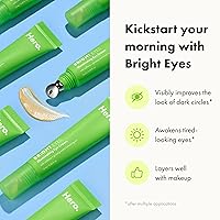 Vista 4 de HERO COSMETICS Bright Eyes Illuminating Eye Cream - Reduces the Look of Dark Circles With Multiple Applications - Featuring a Stainless Steel Tip
