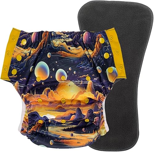 Miniatura 33 de EcoAble Inserto a presión para pañales de tela para niños mayores, de 6 a 16 años | Almohadilla absorbente para incontinencia y enuresis nocturna de