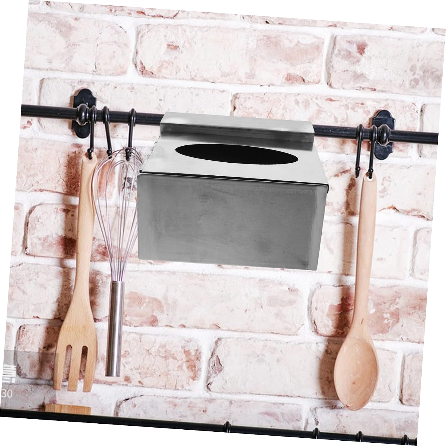 Wall Mounted Glove Box Organizer for Lab Hospital and Kitchen Stainless Steel Glove Dispenser Efficient Space-saving Holder for Easy Access
