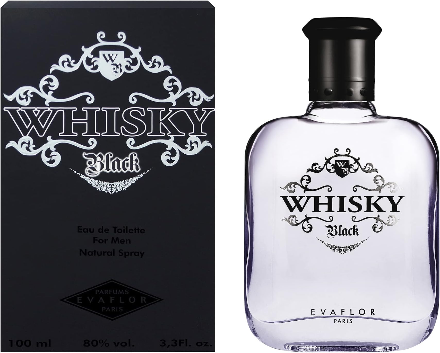 EVAFLORPARIS Evaflor Whisky Black 100ml Edt Perfume For Men 100 Ml
