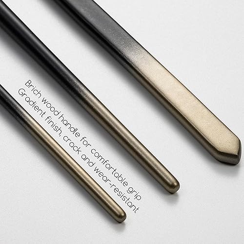 Miniatura 5 de MEEDEN Juego de pinceles para pintura al óleo 10 pinceles de cerdo con mango largo de madera, juego de pinceles para pintura artística para adultos