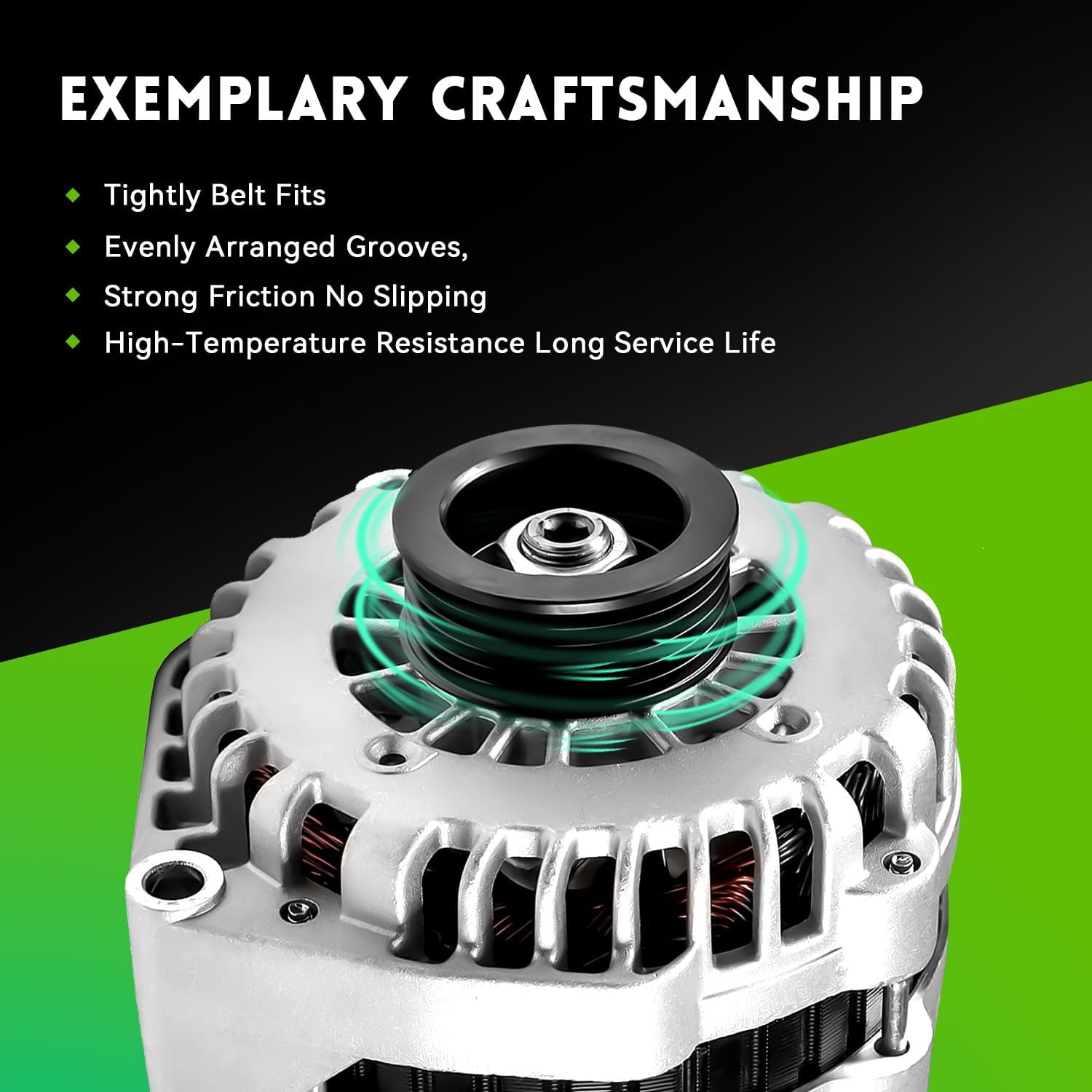 8301N Alternator 160Amp High Output Compatible with 2007-2014 GMC Yukon, Sierra, Chevy Tahoe, Suburban, Silverado 1500/2500, Avalanche, Cadillac Escalade, Replace# 15093928,15905871, ADR0369