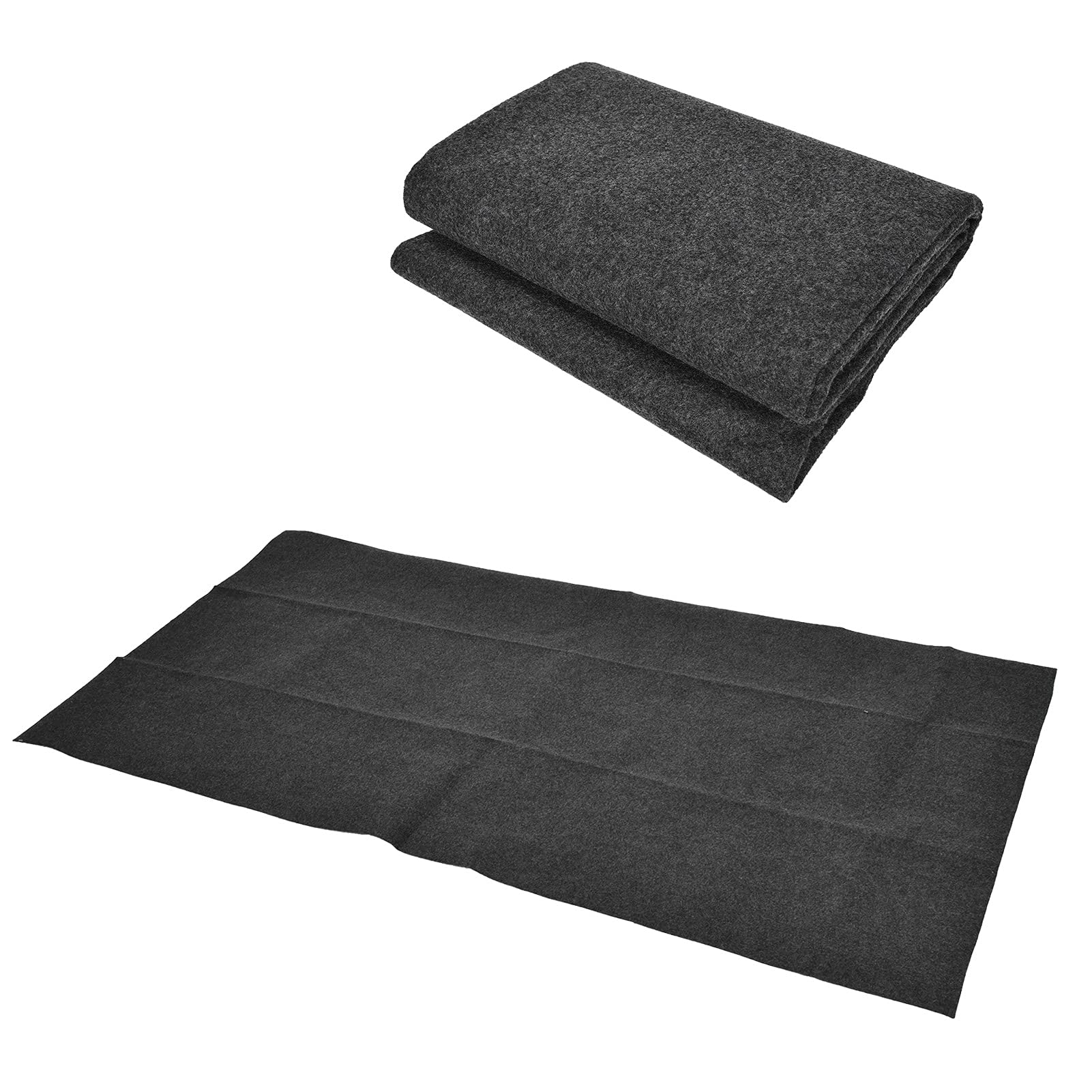 Tapis De Sol pour Barbecue D'extérieur, Ignifuge, Antidérapant, Résistant à l'huile, Pliable, Réutilisable, Lavable, Idéal pour Le Camping Et la Randonnée(182 * 91CM)