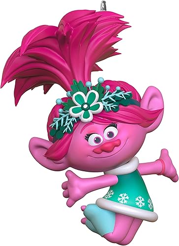 Miniatura 7 de Hallmark Keepsake Adorno de Navidad 2021, DreamWorks Animation Trolls Holiday in Harmony Poppy and Branch