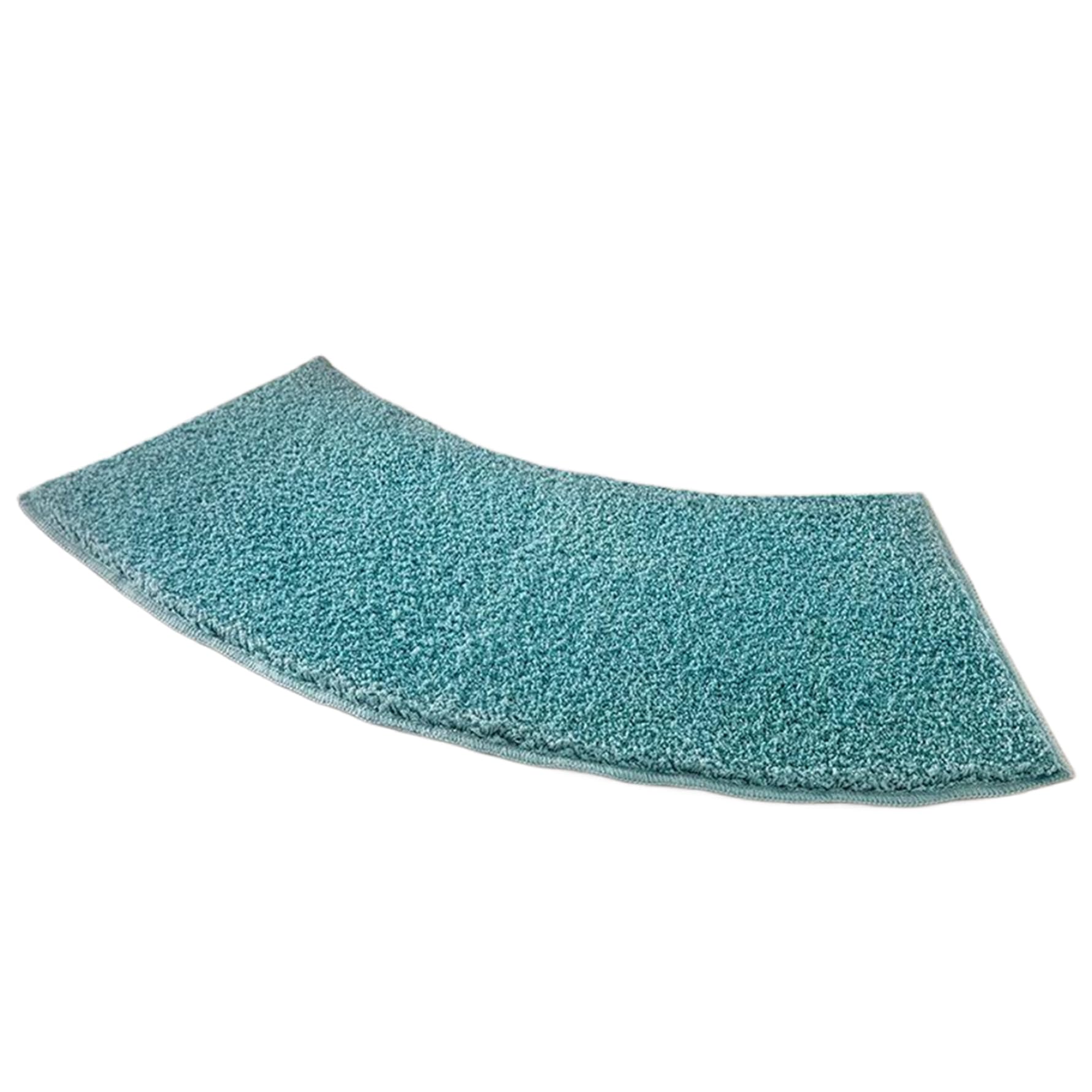 Tapis de bain incurvé ultra absorbant et lavable pour douche d'angle