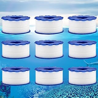 Sink Water Filter Faucet, Water Faucet Filter Cartridge Replacements, Faucet Water Filter Replacements for Faucet Kitchen Bathroom Sink Filter Removes Chlorine Fluoride Heavy Metals Hard Water