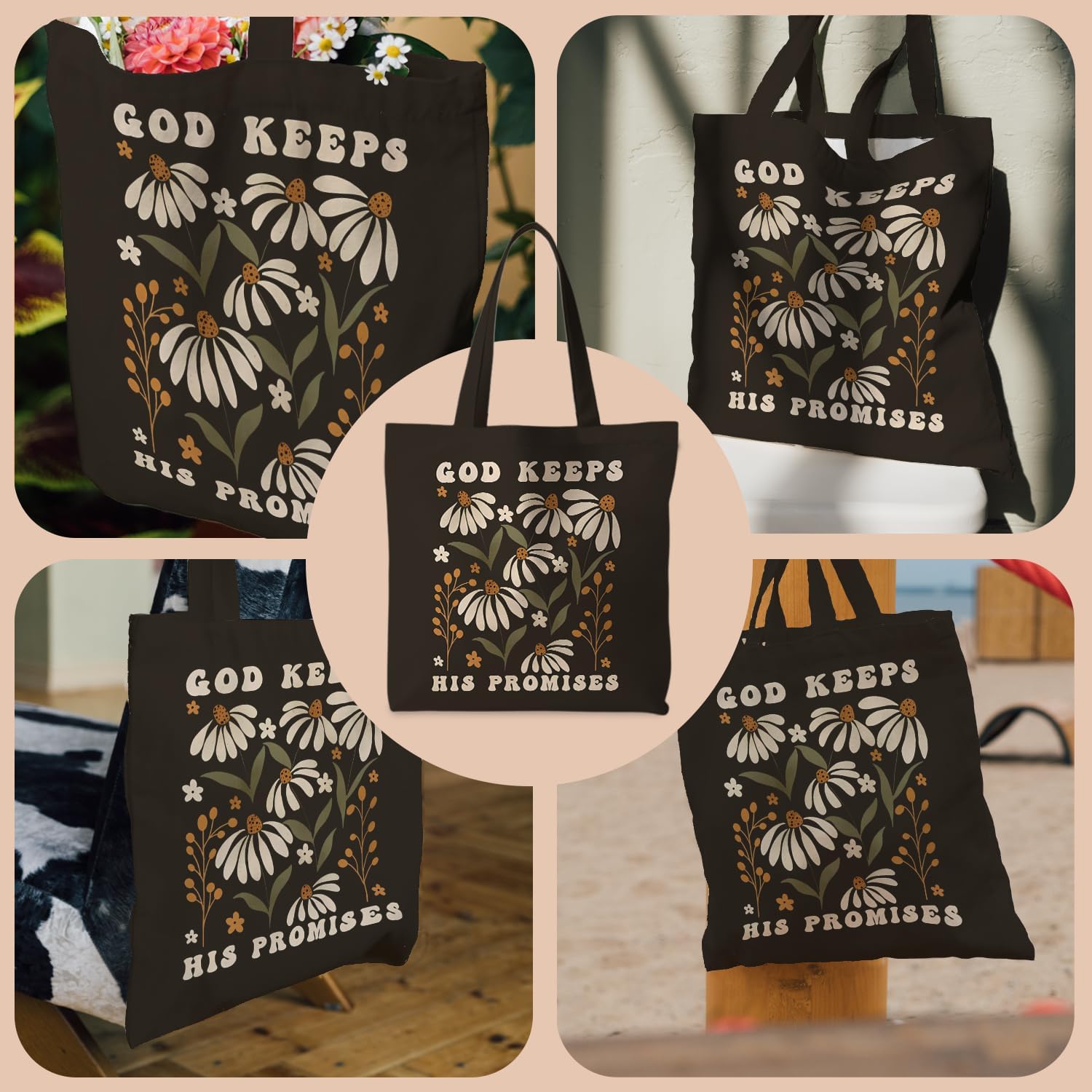 Jesus Tote Bag for Women - Image 4