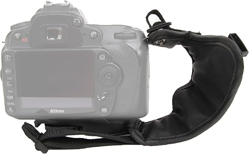 Miniatura 2 de Movo Photo hsg-8dualstrap-dlx Correa de muñeca y empuñadura acolchada para cámaras réflex digitales para manos grandesEvita droppage y estabiliza