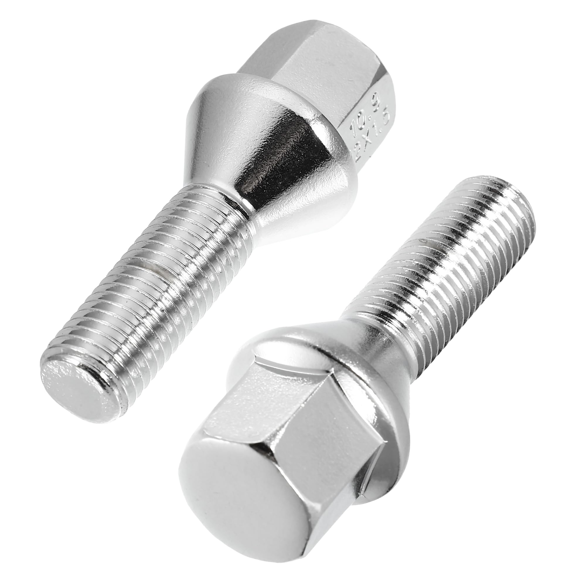 QUARKZMAN M12 x 1.5 Ruota Bulloni Conicità 60° Bulloni Capocorda Dadi Ruota Borchie Set 8pz