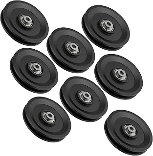 4.5" Universal Nylon Bearing Pulley Wheel Replacement
