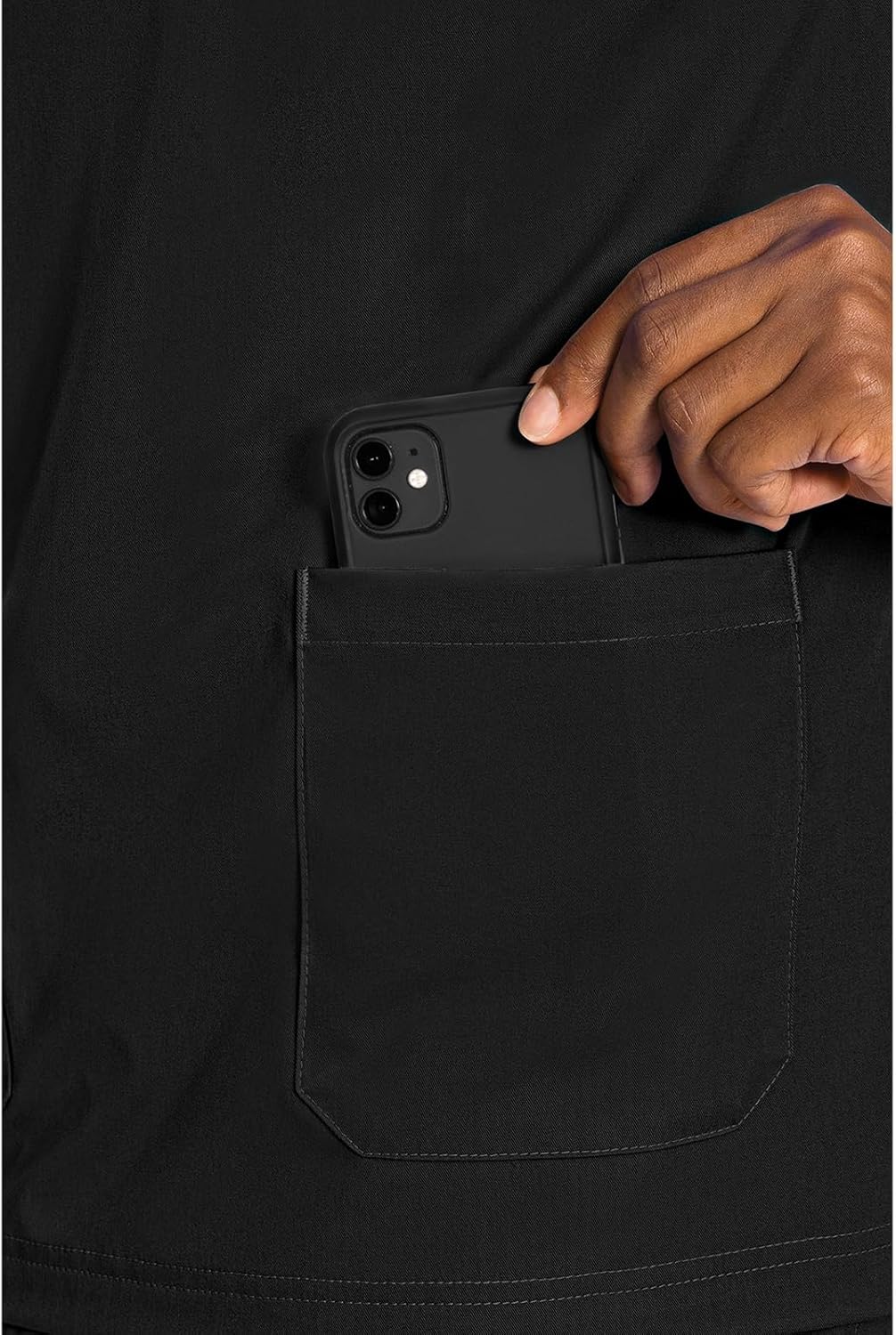 Med Couture Men's Scrub Top Wescott with 3 Pockets & 2-Way Stretch and Ultra Soft Fabric - MC7477 - Image 2