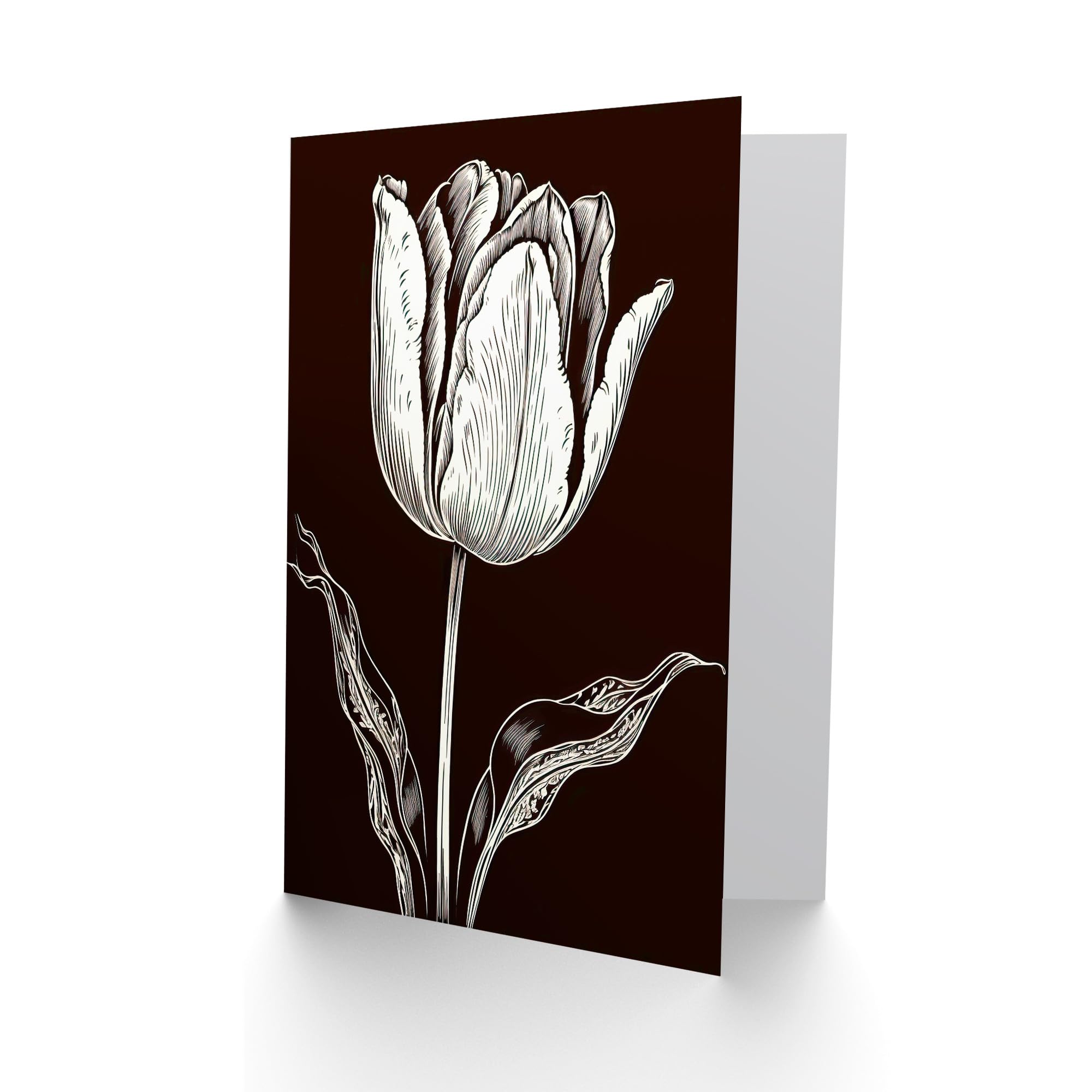 Artery8 Grußkarte 'Boho Tulips' – Für Mama, Frau Oder Tochter