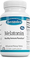 Vista 1 de EuroMedica Melatonina - Suplemento de apoyo para el sueño con antioxidantes - Suplemento sin gluten para un sueño saludable - Suplemento dietético