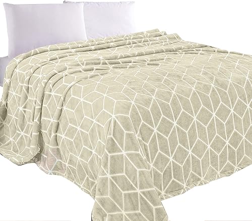 Elegant Comfort Manta aterciopelada de lujo, manta ligera para todas las estaciones, ultra afelpada, suave, acogedora y mullida forro polar de