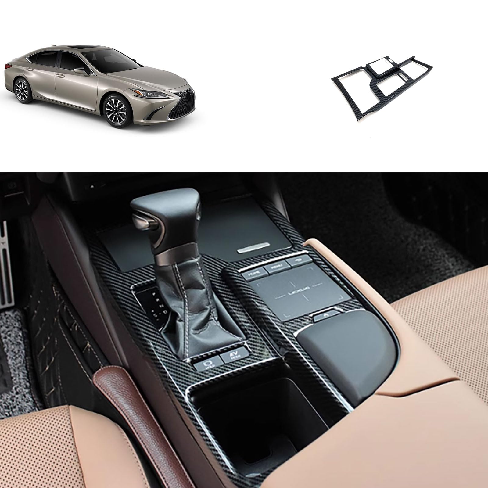 Amazon.com: TERDARAY Gear Shift Panel Cover Compatible with Lexus 
