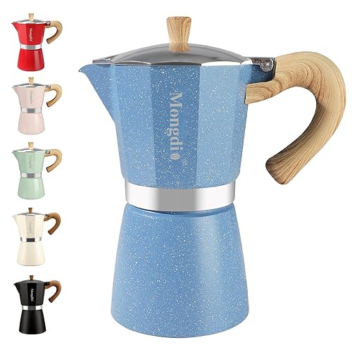 Mongdio Stovetop Espresso Maker Moka Pot, Cuban Coffee Maker Stove