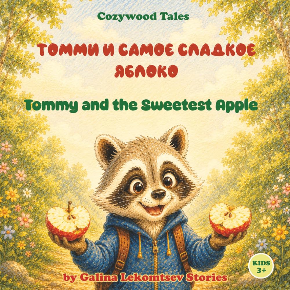 Tommy and the Sweetest Apple: An English–Russian Bilingual Picture Book About Sharing, Kindness, and Friendship for Ages 3–6