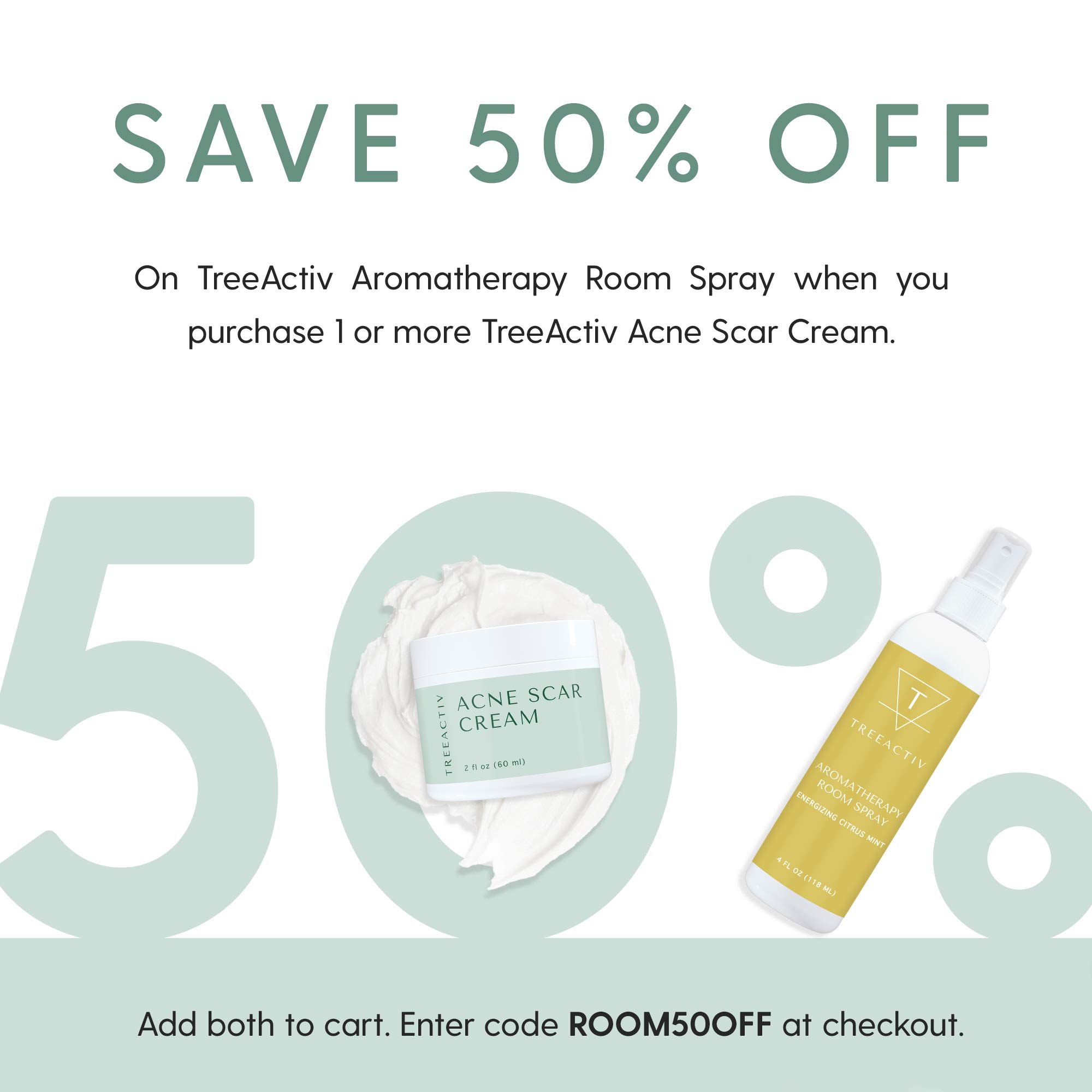 TreeActiv Acne Scar Cream 2 fl oz (60 ml), Advanced Anti Blemish