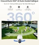 Reolink 4K Solar Security Camera Outdoor Wireless, 355° Pan &140° Tilt, 2.4/5 GHz Wi-Fi, Works with Amazon Alexa, Color Night Vision, Home Hub Compatible, Smart Detection, Argus PT Ultra+Solar Panel - 3