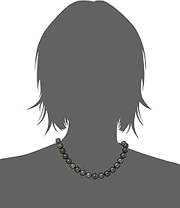Amazon | [シノハラ] shinohara 黒蝶パールネックレス