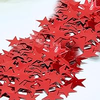 Vista 1 de Confetti Star 3/4" Rojo - Paquete al por menor #8573 QS0
