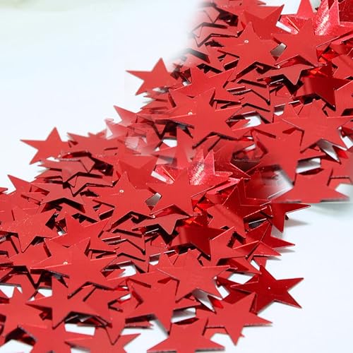 Confetti Star 34" Rojo - Paquete al por menor #8573 QS0