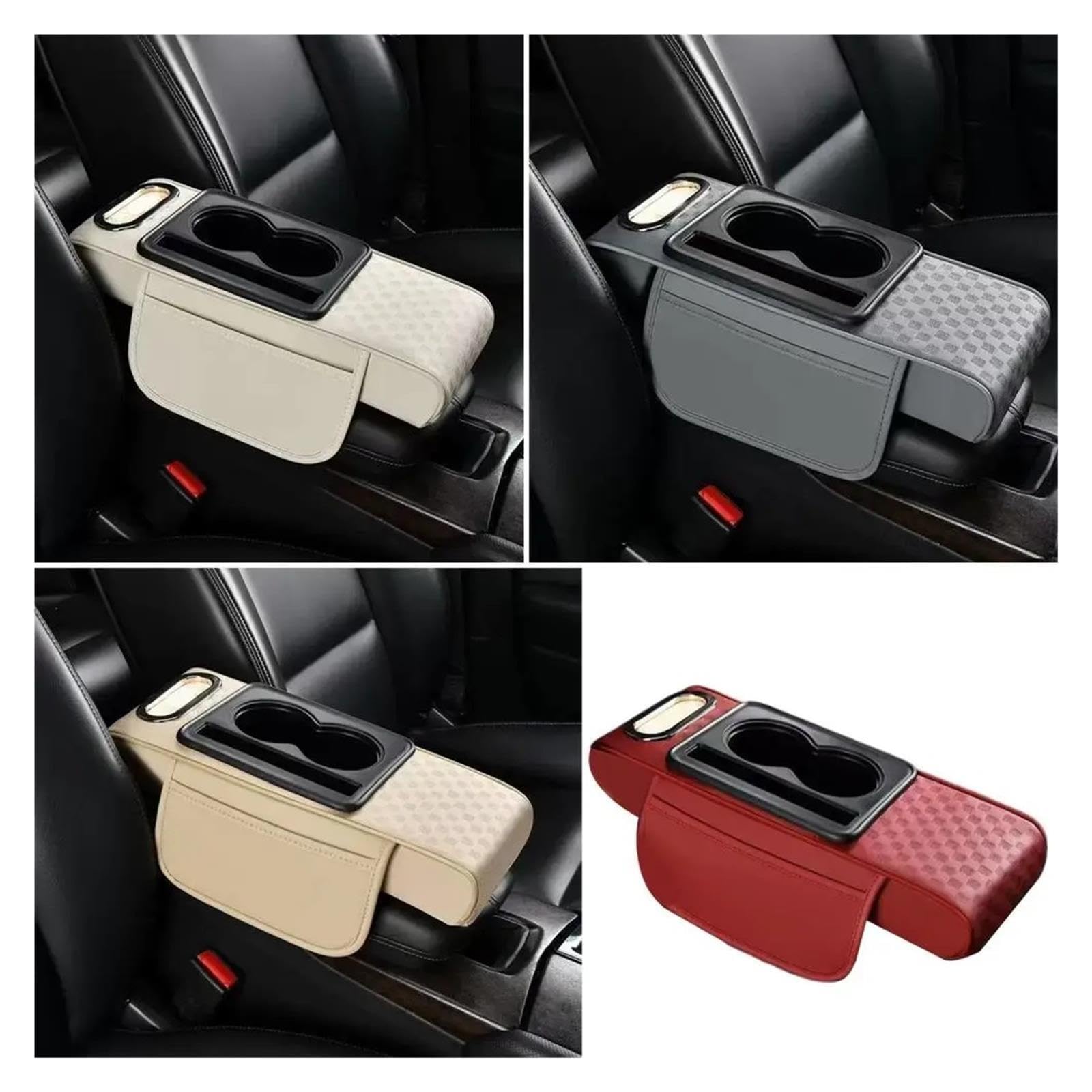 Consola Aumento Altura Almohada Reposabrazos Coche Universal