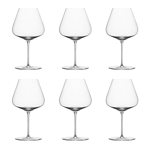 Zalto Denk'Art Burgundy Wine Glass Hand-Blown Crystal | Boxed Set of 6