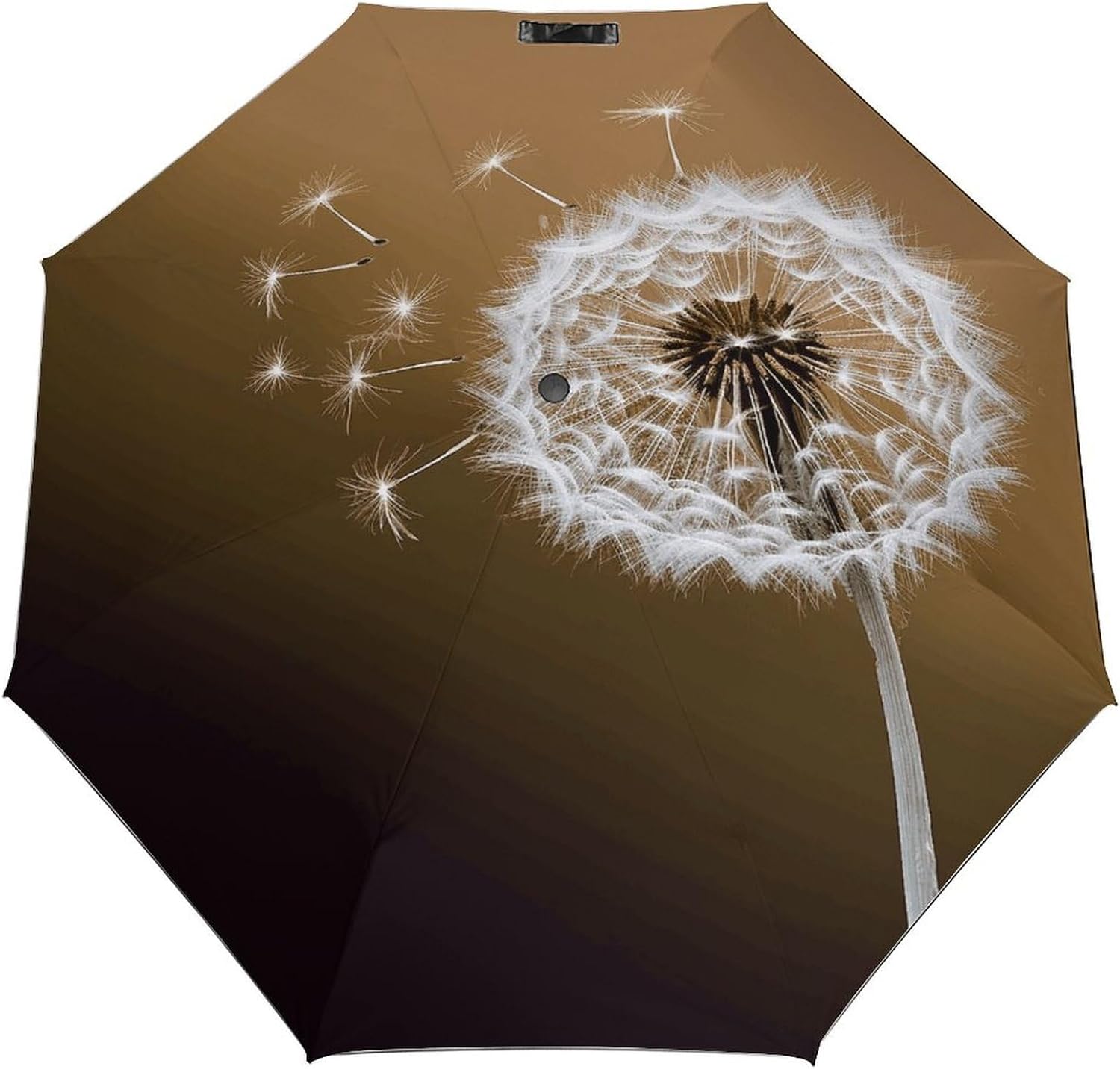Blown Dandelion Blossom Umbrella Strongest Windproof Travel Umbrellas Premium Auto Folding Umbrella for Rain And Sun Lightweight Portable Fashion Umbrellas for Men And Women