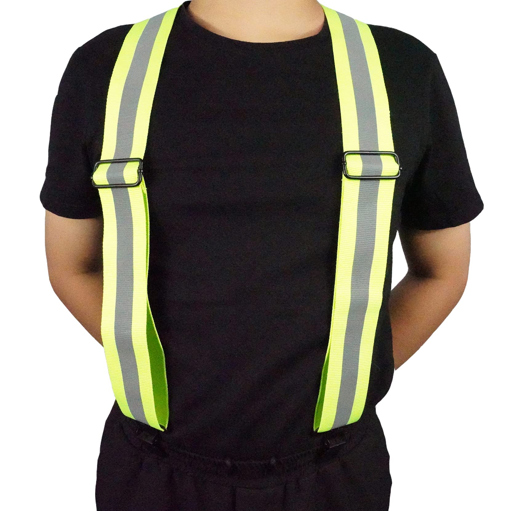 Reflective Suspenders Hi-Vis Light-Up Traffic Safety Suspenders