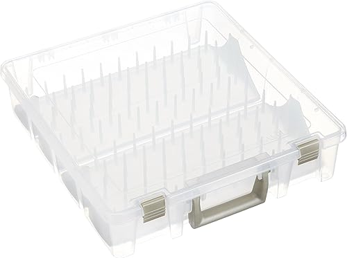 Miniatura 4 de ArtBin caja de hilos - contenedor de almacenamiento con charolas extraíbles con carretes de hilos, 9002AB