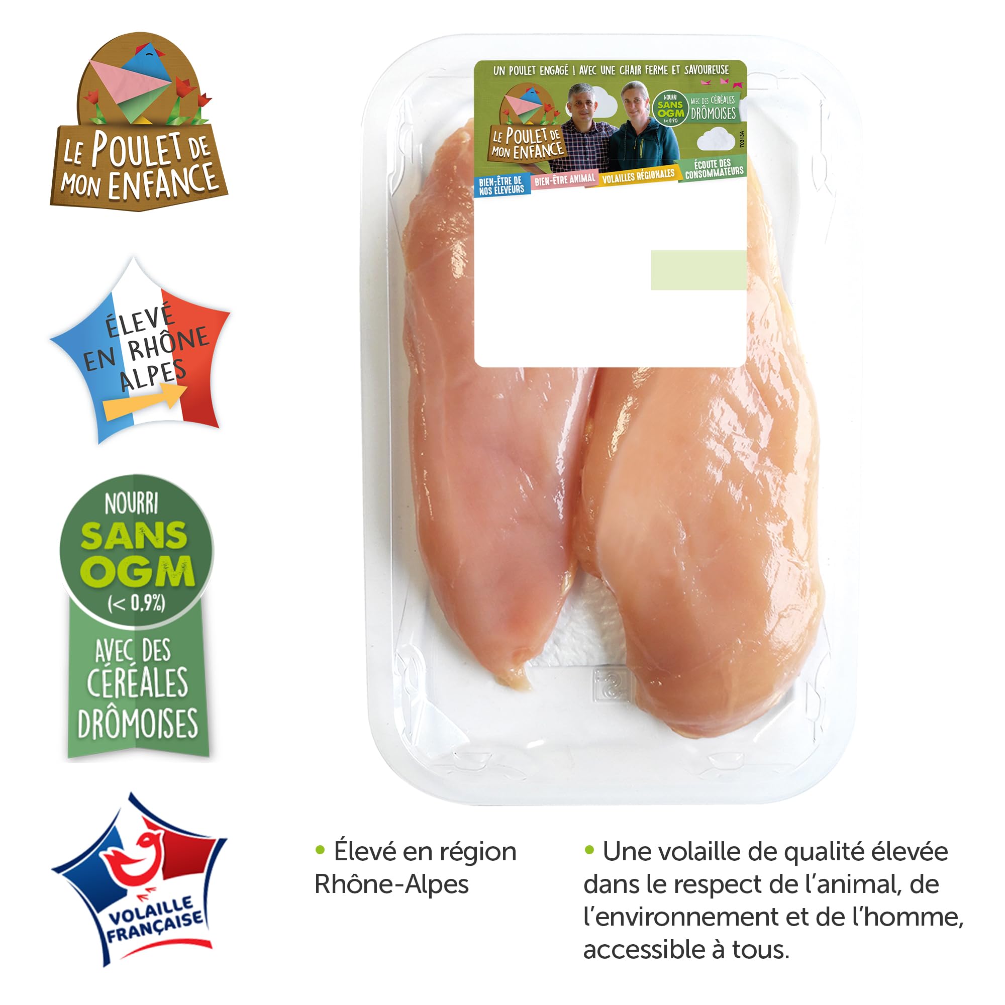 Royal Bernard - Colis de Viande de volaille Française - Le Poulet de mon Enfance