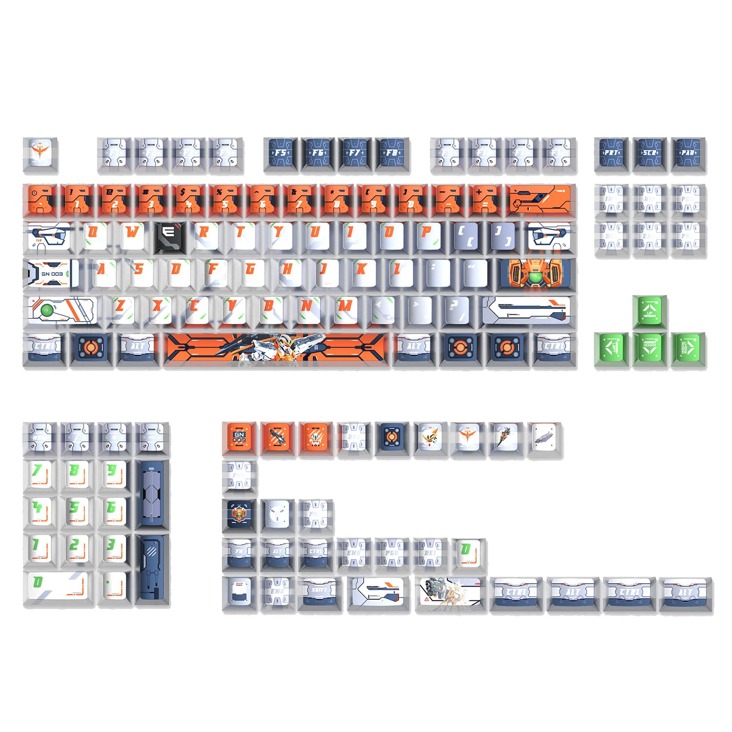 133 tasti Cool Theme 1 Keycaps (altezza originale)