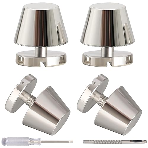 Notgia 8 Sets 11MM Brass Handbag Purse Feet Hardware Bag