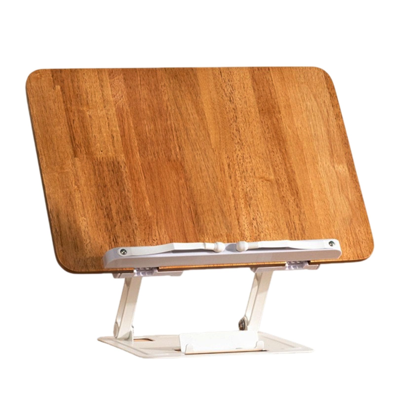 Vttui Book Stand for Reading Wooden, Floor Reading Stand, Holder for Kitchen, Magazine Holder for Desk, Laptop Stand, Tabletop Easel, for Cookbooks, Sheet Music(Size:Big)
