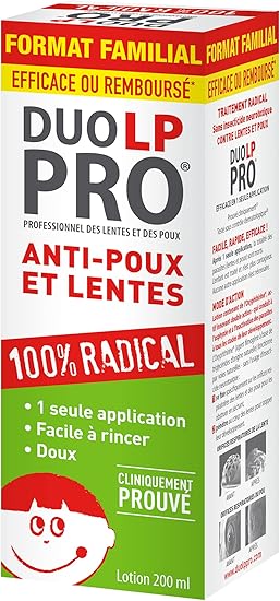 Duo Lp Pro Lotion Anti Poux Et Lentes Lotion 100 Efficace 0 Ml Peigne Anti Poux Fin Inclus Haute Tolerance Et Sans Insecticide Des 6 Mois Amazon Fr Hygiene Et Sante