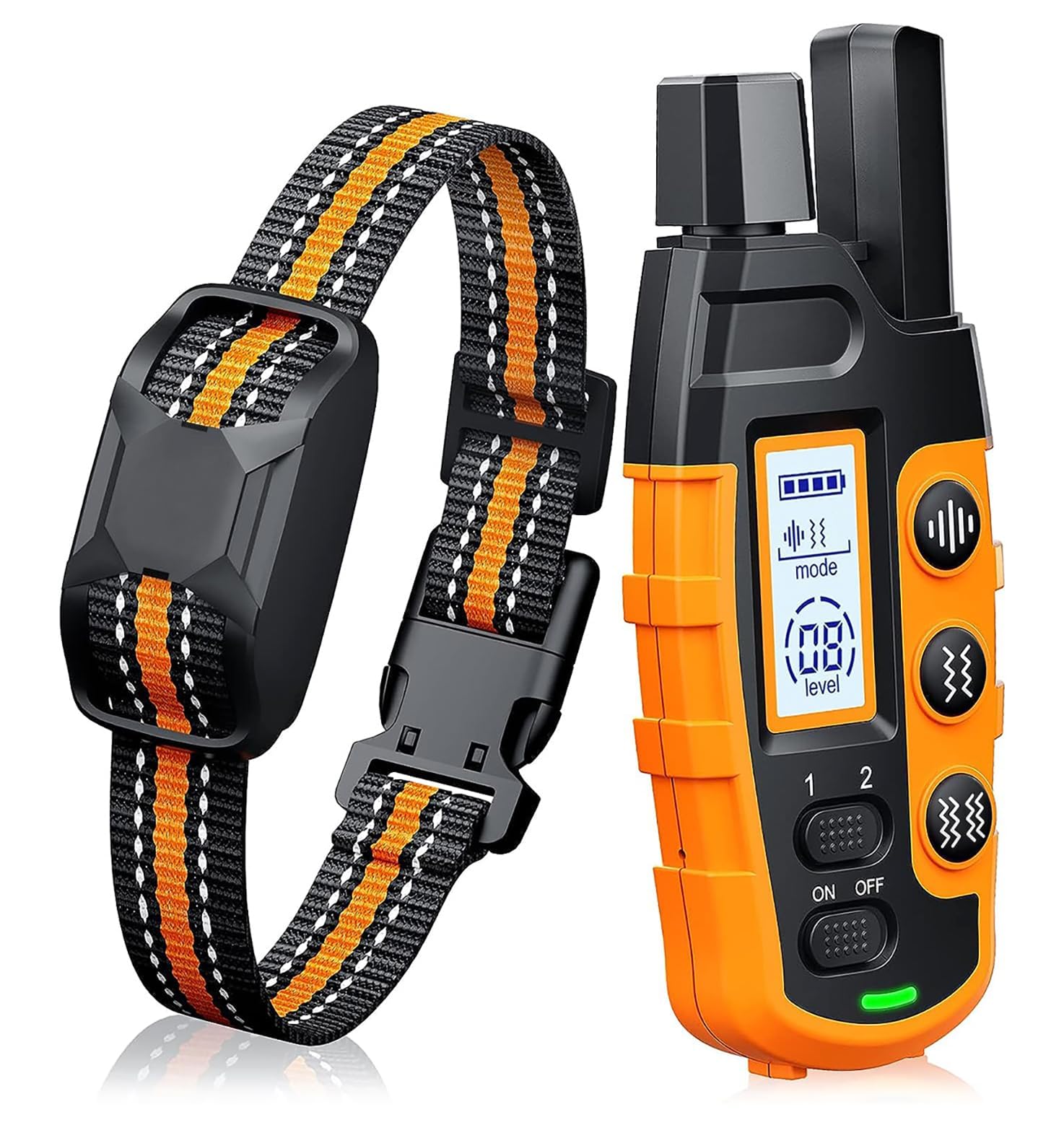 Collare Addestramento Per Cani TYVIFKE – Portata 2600m, Vibrazione E Beep, Impermeabile IP67, Per Tutte Le Taglie